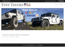 Tablet Screenshot of gettufftrucks.com